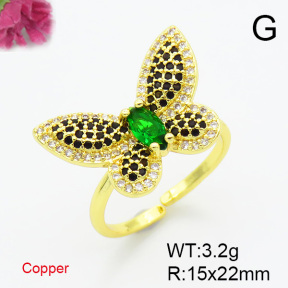 Fashion Copper Ring  F6R401037bbov-L017