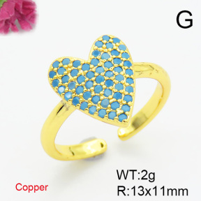 Fashion Copper Ring  F6R401042ablb-L017