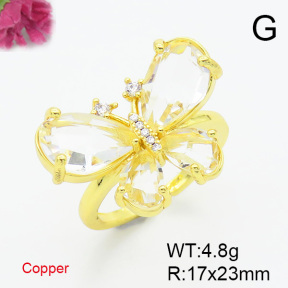 Fashion Copper Ring  F6R401045vbnb-L017