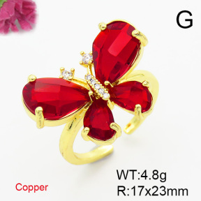 Fashion Copper Ring  F6R401046vbnb-L017