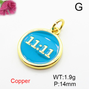 Fashion Copper Pendant  XFF05857vail-L017