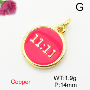 Fashion Copper Pendant  XFF05859vail-L017