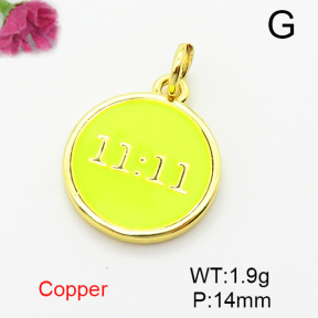 Fashion Copper Pendant  XFF05863vail-L017