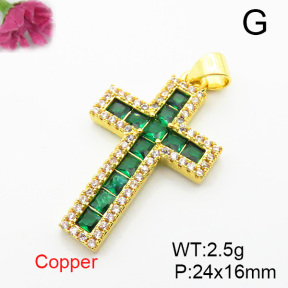 Fashion Copper Pendant  XFF05881ablb-L017