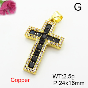 Fashion Copper Pendant  XFF05883ablb-L017