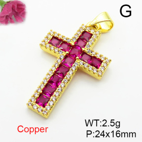 Fashion Copper Pendant  XFF05885ablb-L017