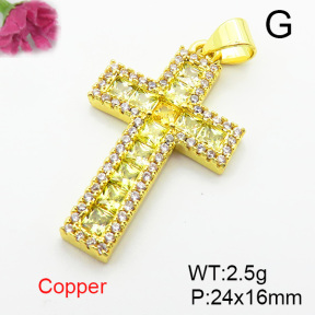 Fashion Copper Pendant  XFF05887ablb-L017