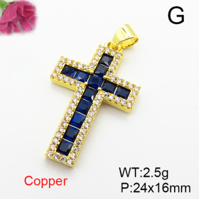 Fashion Copper Pendant  XFF05889ablb-L017