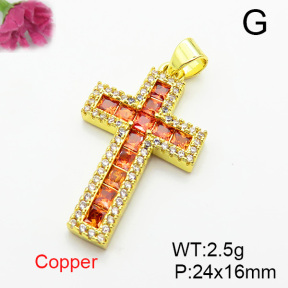 Fashion Copper Pendant  XFF05891ablb-L017