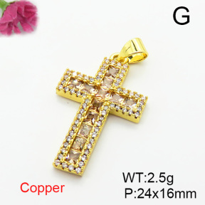 Fashion Copper Pendant  XFF05893ablb-L017