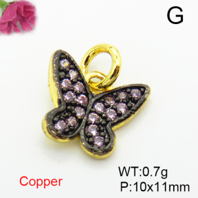 Fashion Copper Pendant  XFF05898avja-L017