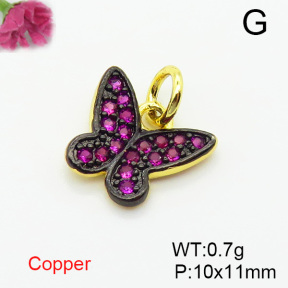 Fashion Copper Pendant  XFF05904avja-L017