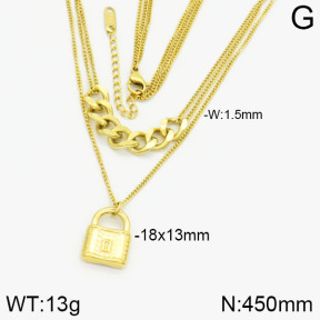 Stainless Steel Necklace  2N2001113vbpb-434