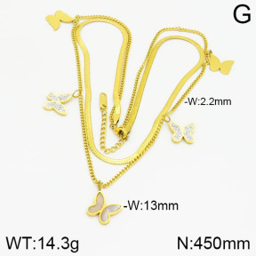 Stainless Steel Necklace  2N4000686bhbl-434
