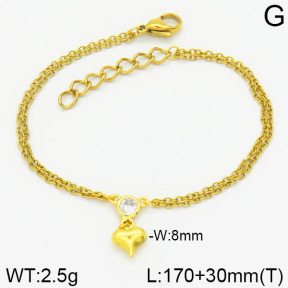 Stainless Steel Bracelet  2B4001415bhva-314