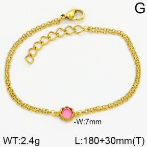 Stainless Steel Bracelet  2B4001421vbmb-314