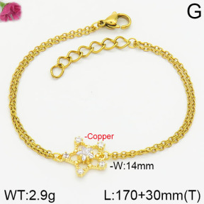 Fashion Copper Bracelet  F2B400568bhia-J105