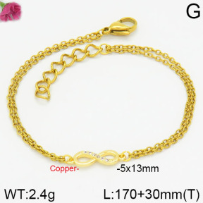 Fashion Copper Bracelet  F2B400572vhha-J105
