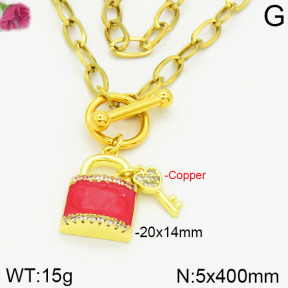 Fashion Copper Necklace  F2N300029vhha-J133