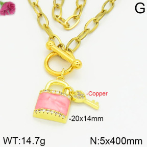 Fashion Copper Necklace  F2N300030vhha-J133