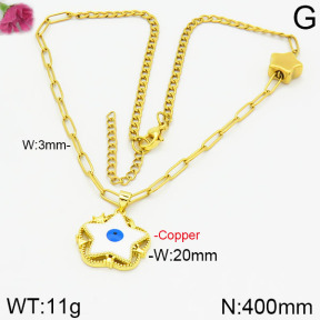 Fashion Copper Necklace  F2N300033vhha-J133