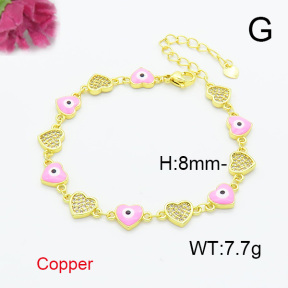 Fashion Copper Bracelet  F6B300669bhva-L017