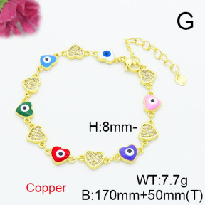 Fashion Copper Bracelet  F6B300672bhva-L017