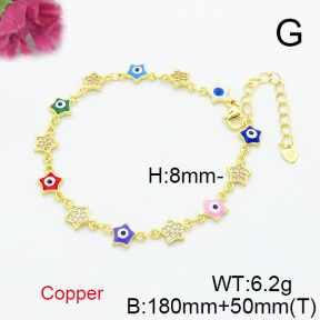 Fashion Copper Bracelet  F6B300675bhva-L017