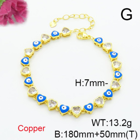 Fashion Copper Bracelet  F6B300684bhia-L017