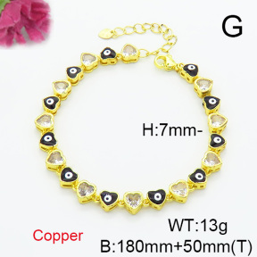 Fashion Copper Bracelet  F6B300686bhia-L017