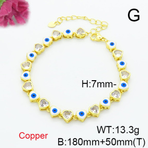 Fashion Copper Bracelet  F6B300688bhia-L017