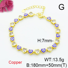Fashion Copper Bracelet  F6B300689bhia-L017