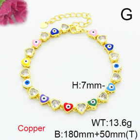Fashion Copper Bracelet  F6B300690bhia-L017