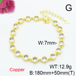 Fashion Copper Bracelet  F6B404957bhva-L017