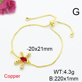 Fashion Copper Bracelet  F6B404964avja-L017