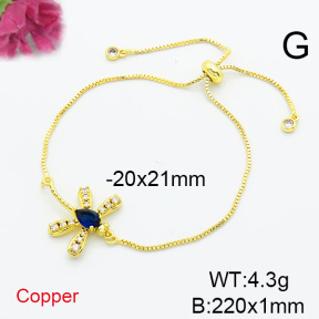 Fashion Copper Bracelet  F6B404965avja-L017