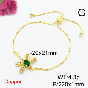 Fashion Copper Bracelet  F6B404967avja-L017