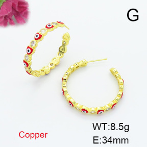 Fashion Copper Earrings  F6E301525bhva-L017
