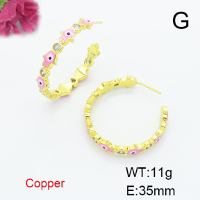 Fashion Copper Earrings  F6E301528bhva-L017