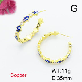Fashion Copper Earrings  F6E301529bhva-L017