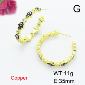 Fashion Copper Earrings  F6E301532bhva-L017