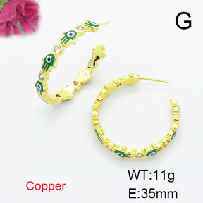 Fashion Copper Earrings  F6E301533bhva-L017