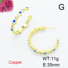 Fashion Copper Earrings  F6E301535bhva-L017
