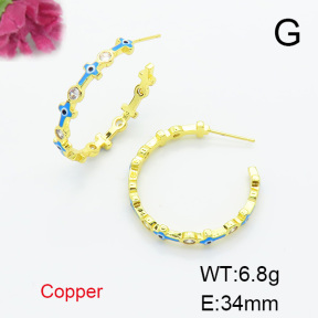 Fashion Copper Earrings  F6E301537bhva-L017