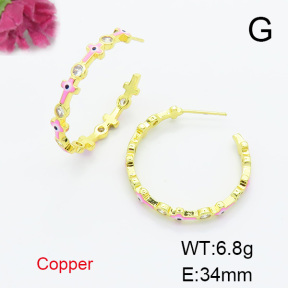 Fashion Copper Earrings  F6E301538bhva-L017