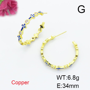 Fashion Copper Earrings  F6E301540bhva-L017