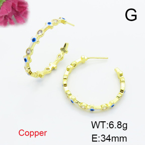 Fashion Copper Earrings  F6E301541bhva-L017