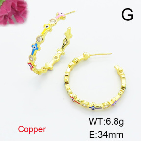 Fashion Copper Earrings  F6E301542bhva-L017