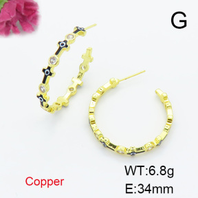 Fashion Copper Earrings  F6E301543bhva-L017