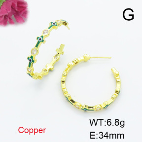 Fashion Copper Earrings  F6E301544bhva-L017